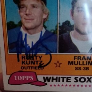 1981 Rusty Kunts autograph baseball card